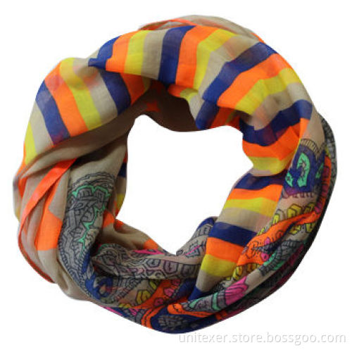 Loop Polyester Scarf, Easy to Match, Fashion StyleNew
